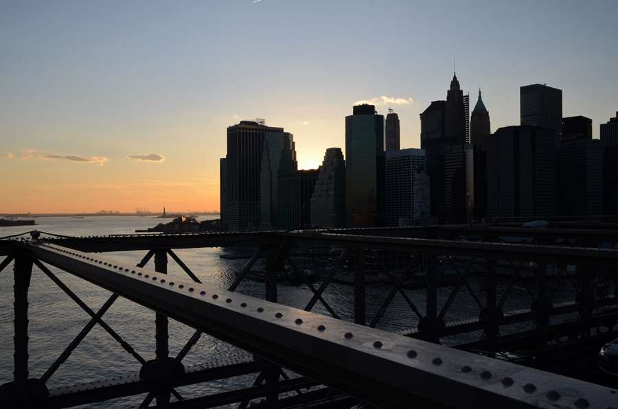 NEW YORK - Le pont de Brooklyn