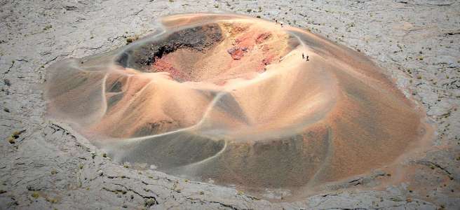 Île de la Réunion, caldeira Piton de la Fournaise, cratère Formica Léo