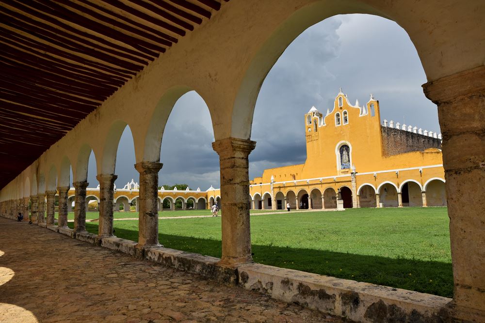 Izamal : le couvent Saint-Antoine de Padoue et son atrium