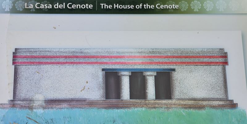 La maison du Cénote dans le site Maya de Tulum permettait aux Mayas de s'approvisionner en eau douce