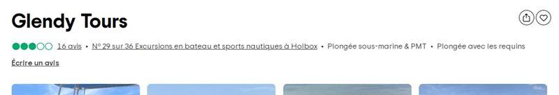 Glendy Tours, qui nous a arnaqués, est mal noté sur Tripadvisor