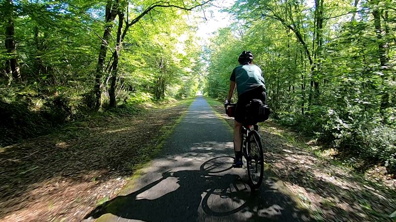 La piste Lapébie à vélo