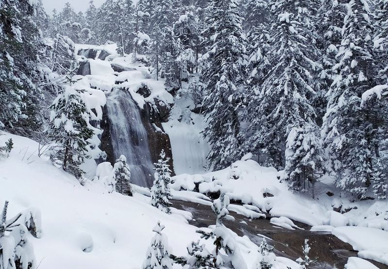 La cascade du Lutour aux alentours de Cauterets