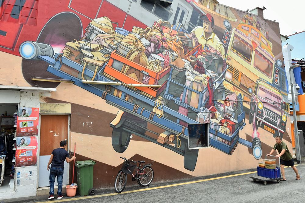 Street-art à Singapour