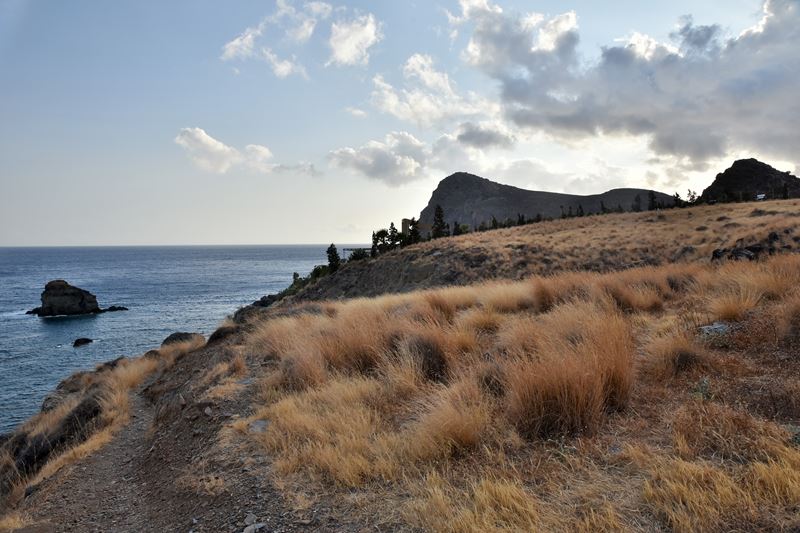 Le littoral dans les environs de Lendas 