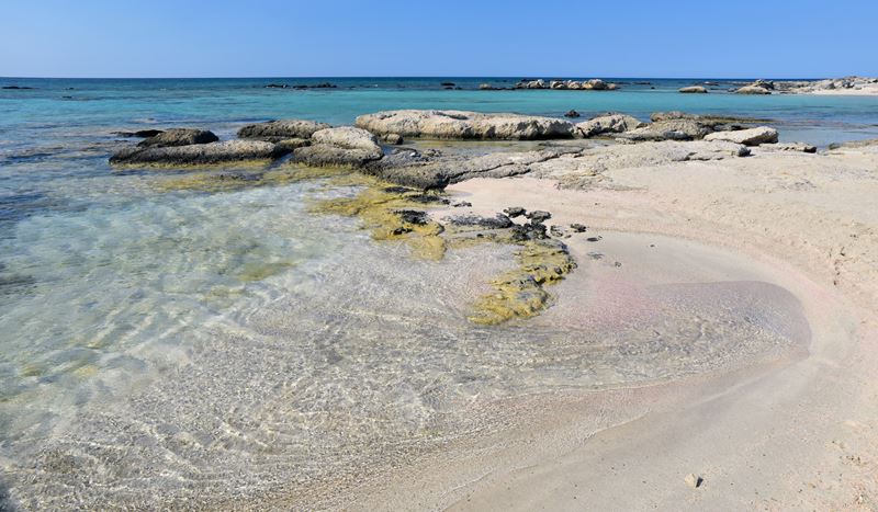 Une petite crique sur l'île d'Elafonisi