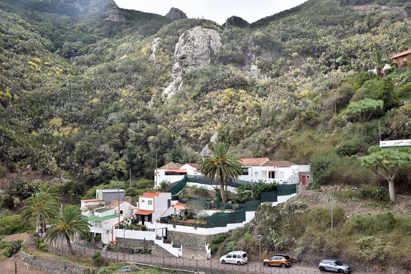 Le minuscule village de Chamorga, dans le parc rural d'Anaga